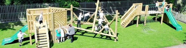 St David Primary School's Active Play Area